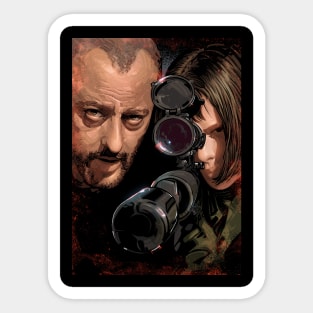 Leon and Matilda Sticker